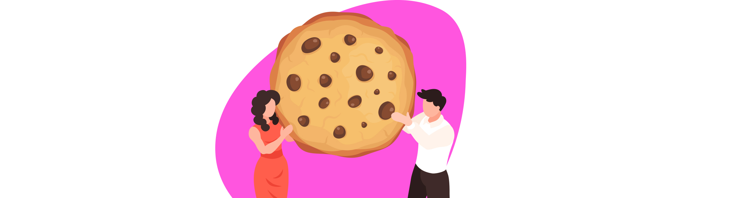 Ilustracion de equipo trabajando